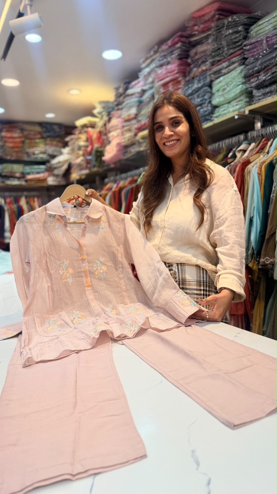 Pastel in Practice – Mul Chanderi Co-ord Set