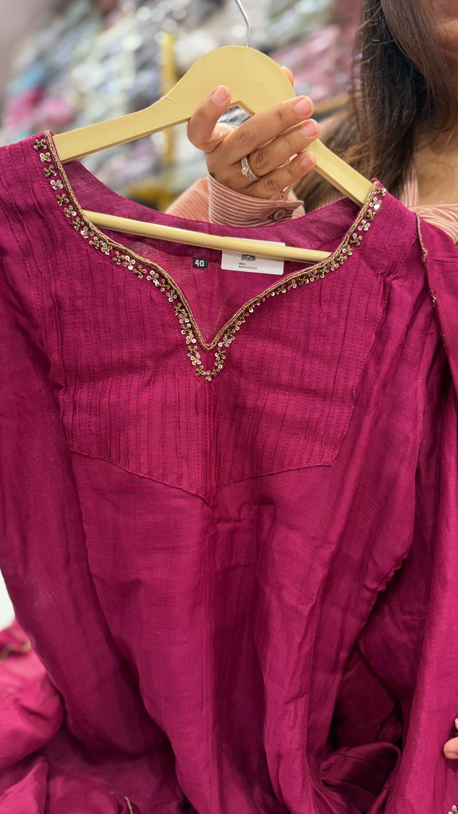 Montavie Grace Mul Chanderi Edition