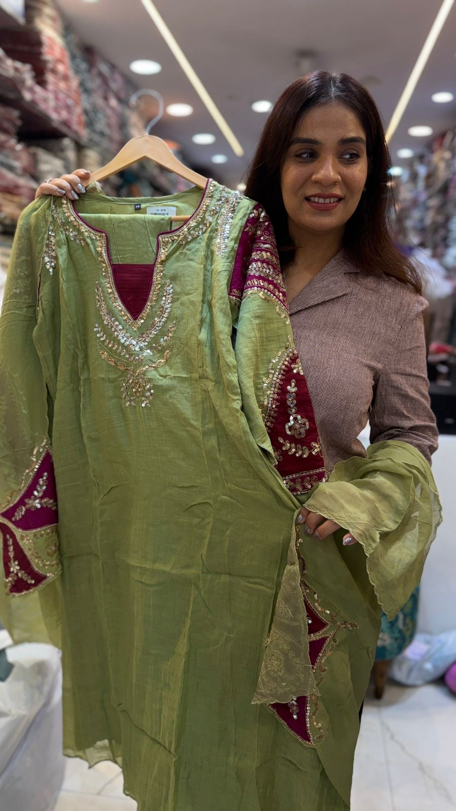 The Detail Theory – Mul Chanderi Suit Set