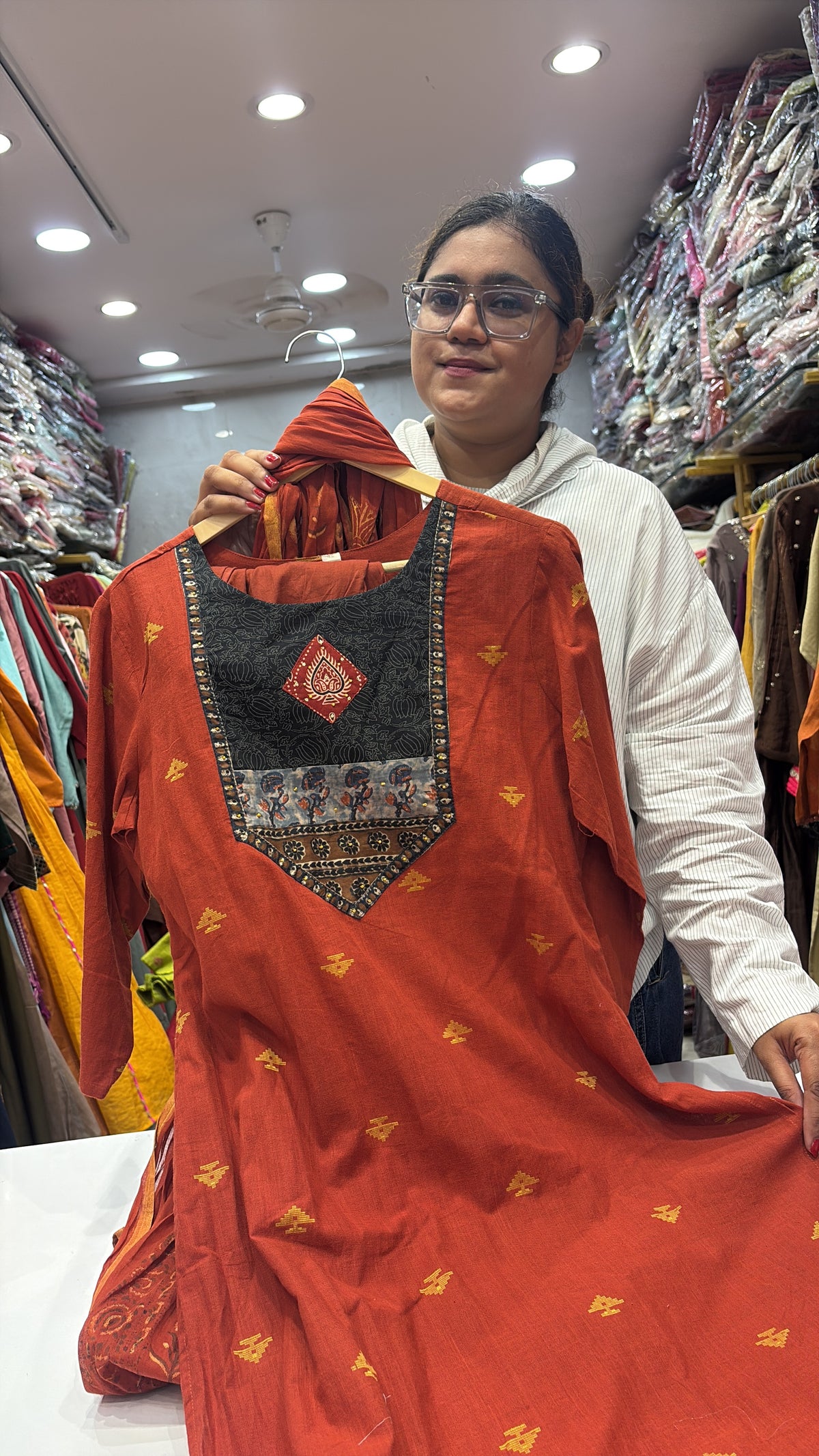 The Folk Detail Theory – Handloom Suit Set