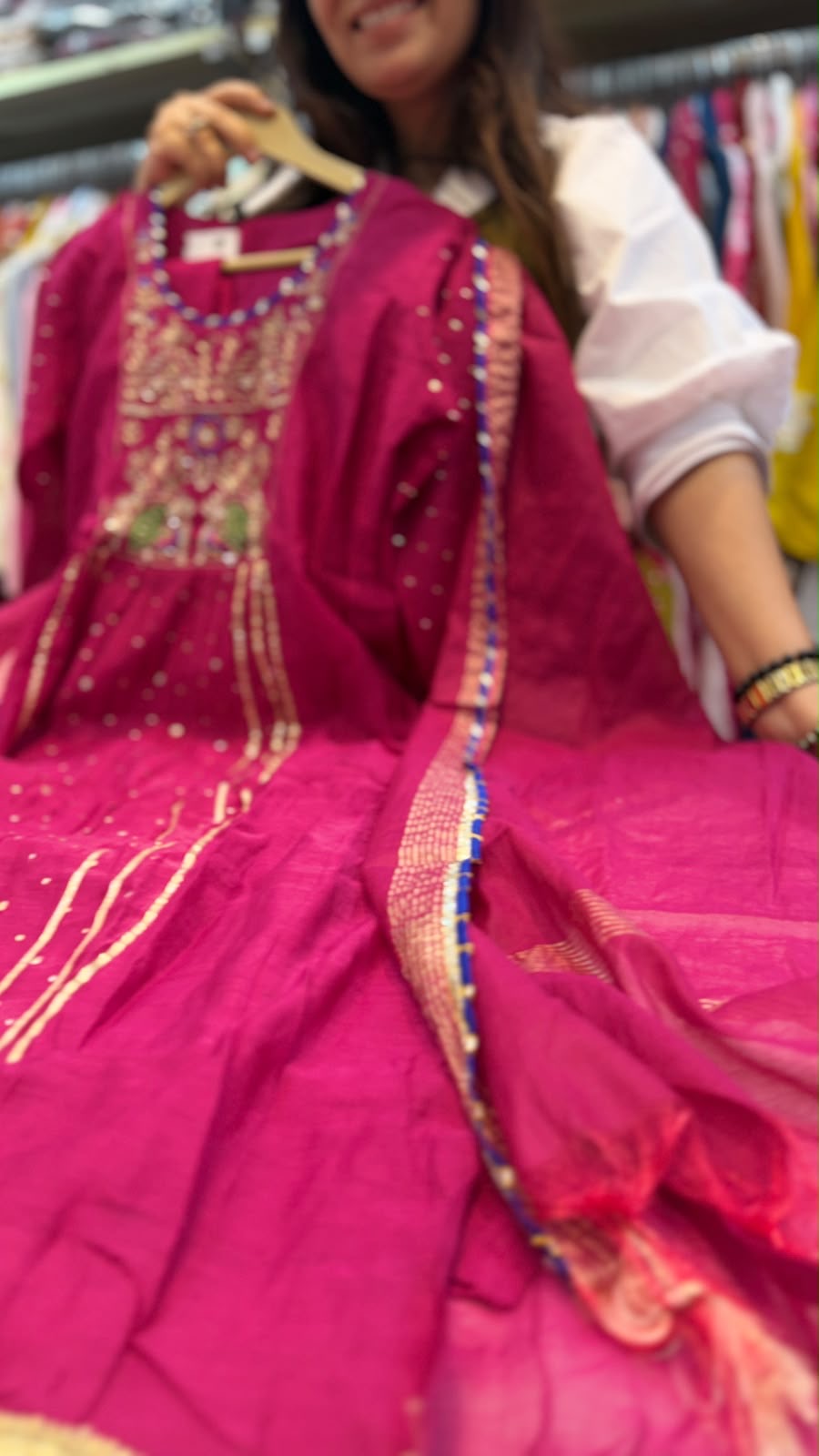 Dressed Like a Celebration – Mul Chanderi Suit Set ⭐