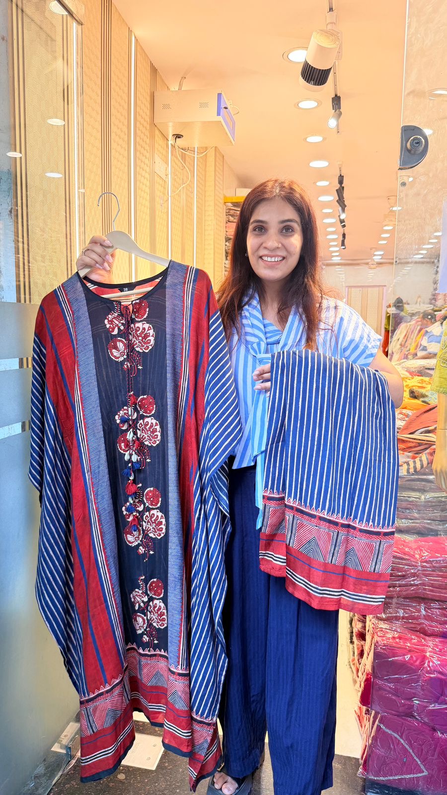 Indigo Rouge Statement Kaftan