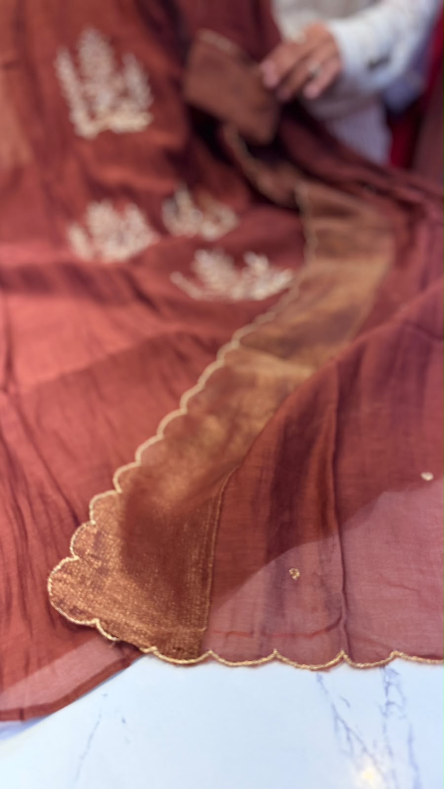 Botanical Alchemy – Mul Chanderi Suit Set