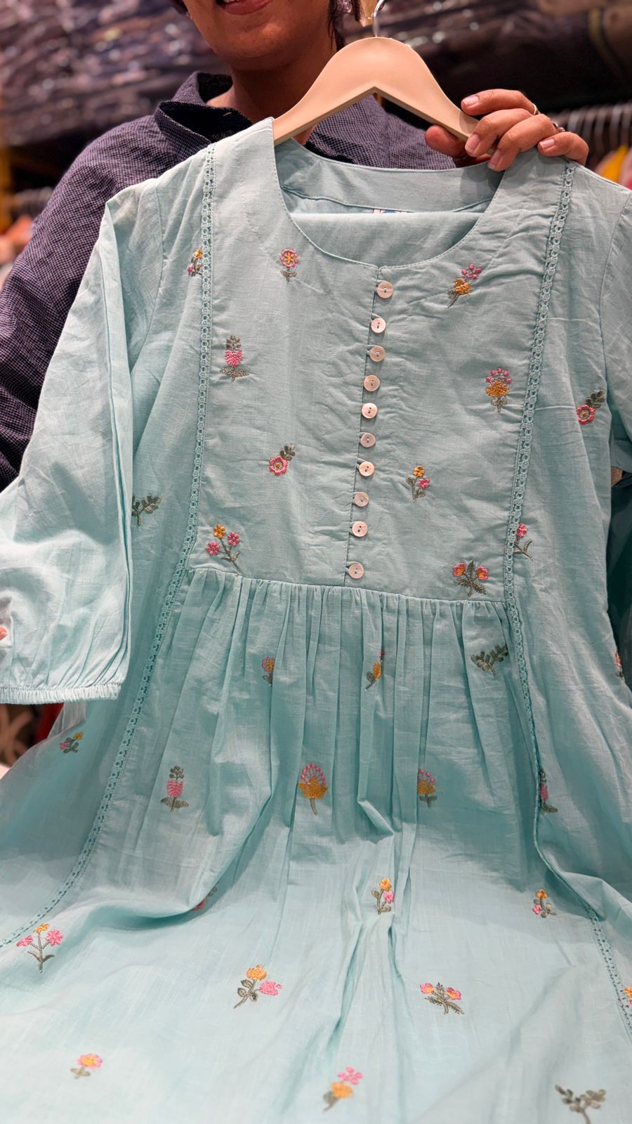 Aqua Bloom Coord Set
