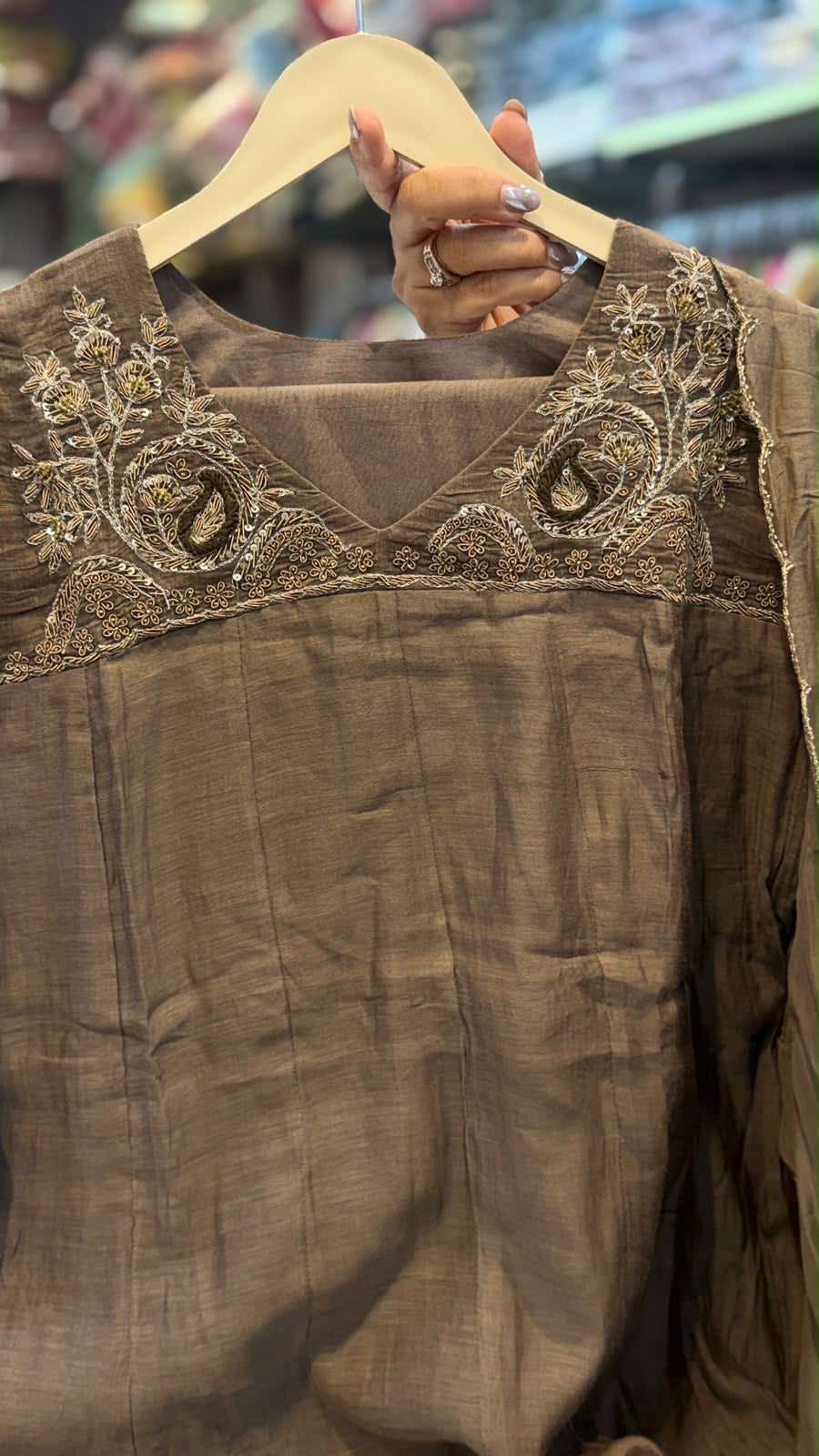 The Paisley Passage – Mul Chanderi Suit Set