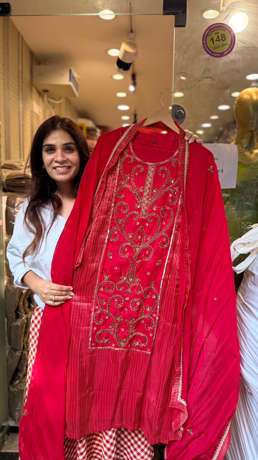 Zariya Noor Mul Chanderi Set