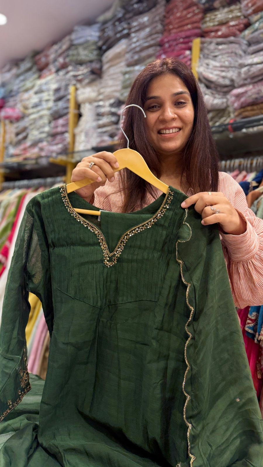 Montavie Grace Mul Chanderi Edition