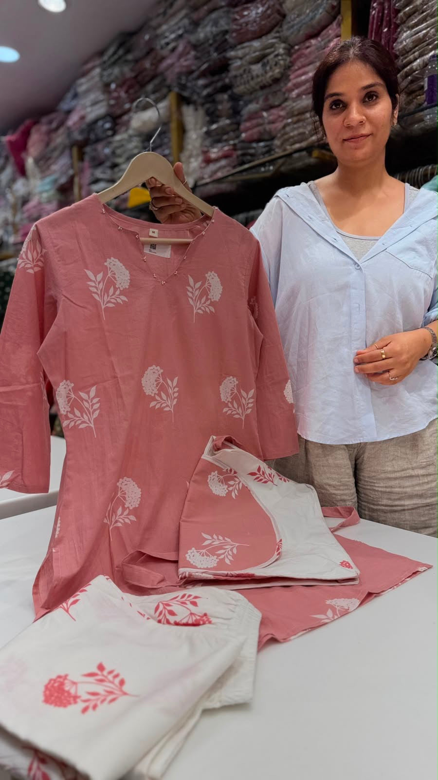 Botanical Breeze Co-ord with Tote Bag