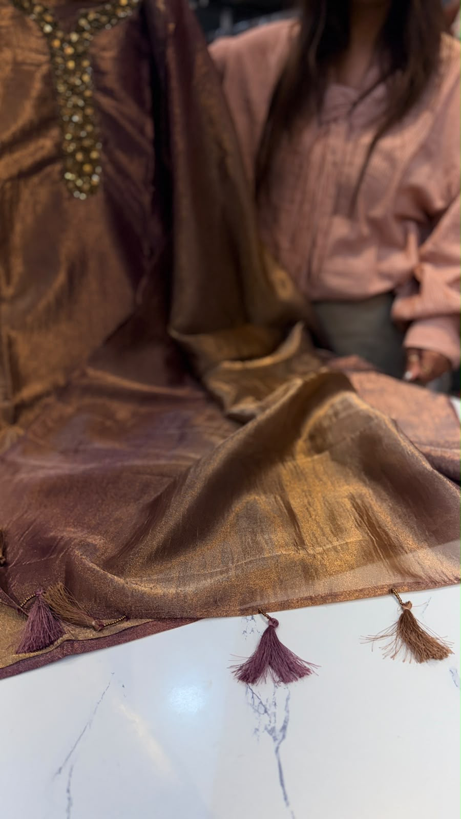 Burnished Contrast – Festive Suit Set ⭐