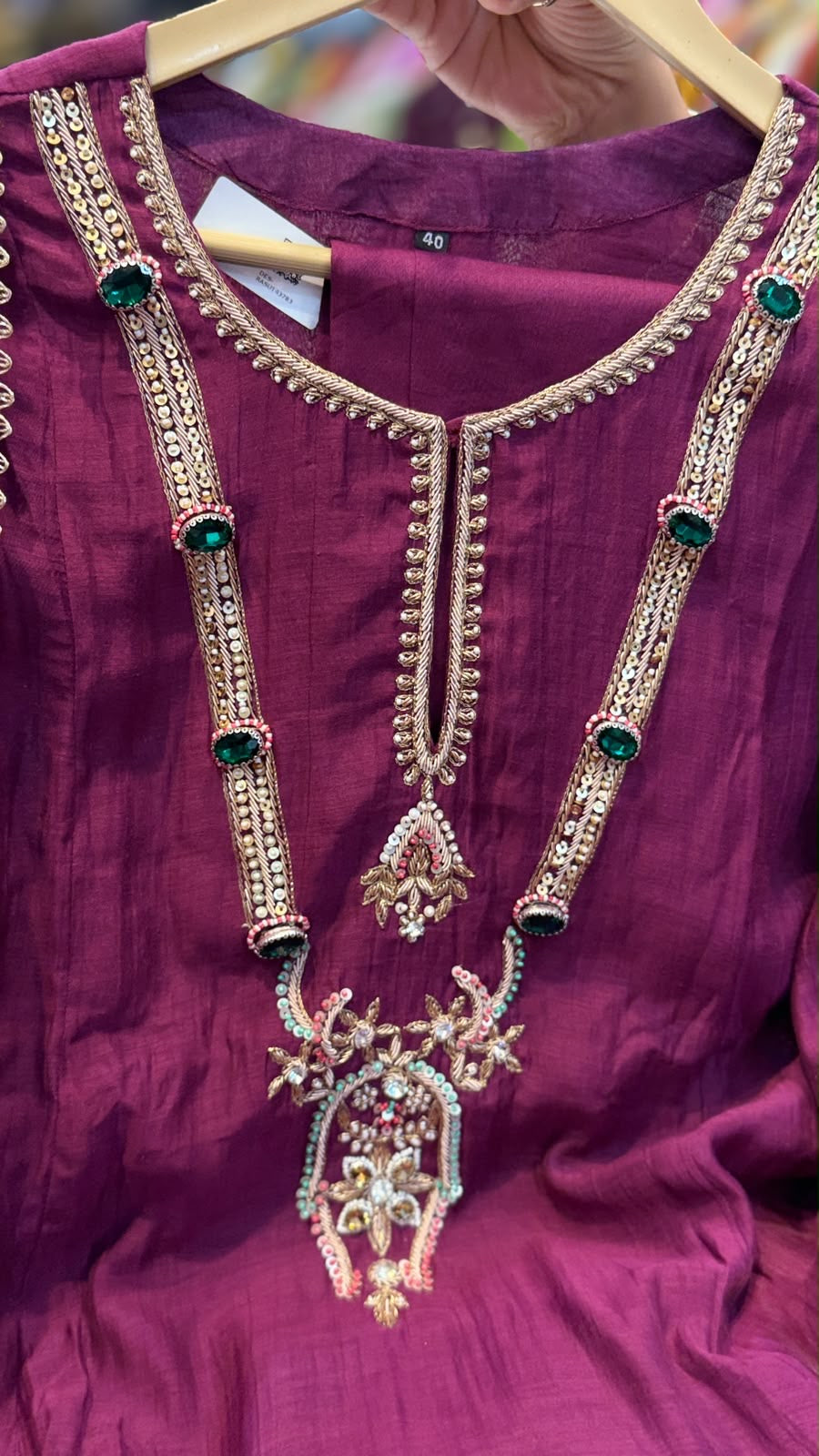 The Jewel Lineage – Luxe Mul Chanderi Suit Set