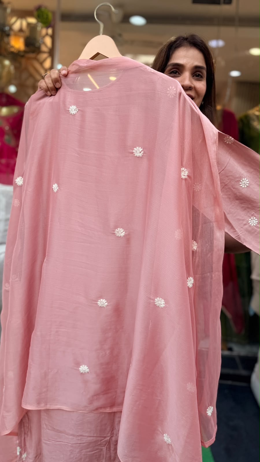 The Art of Soft Elegance – Pure Masleen Embroidered Suit Set
