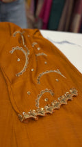 A Fine Line of Gold – Mul Chanderi Suit Set