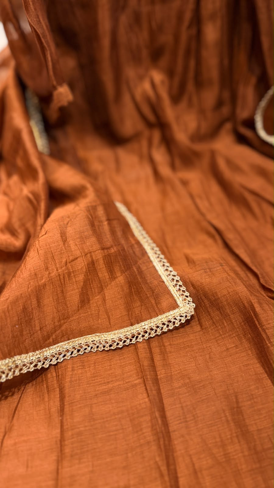 Botanical in Metallic – Mul Chanderi Suit Set