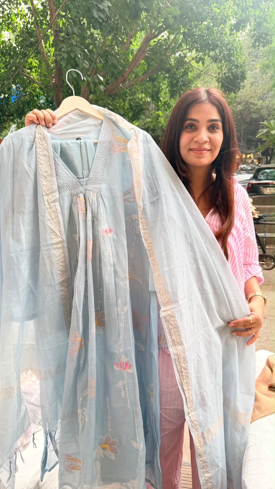 Mornings Wrapped in Mul Chanderi — Luxe