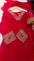 Rani Pink Reverie – Luxury Embroidered Suit Set
