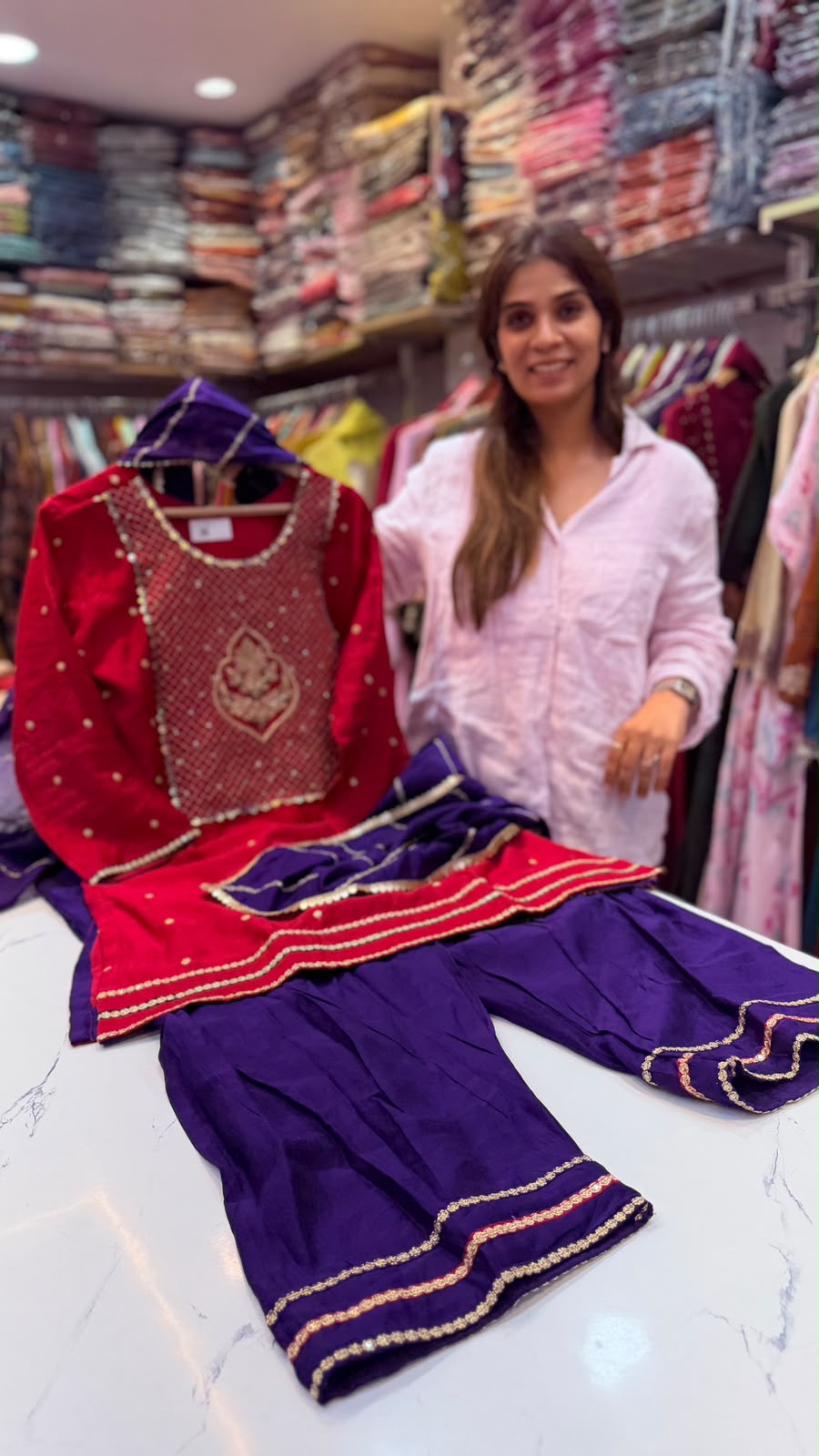 The Colour Rebellion – Faarshi Salwar Set ⭐
