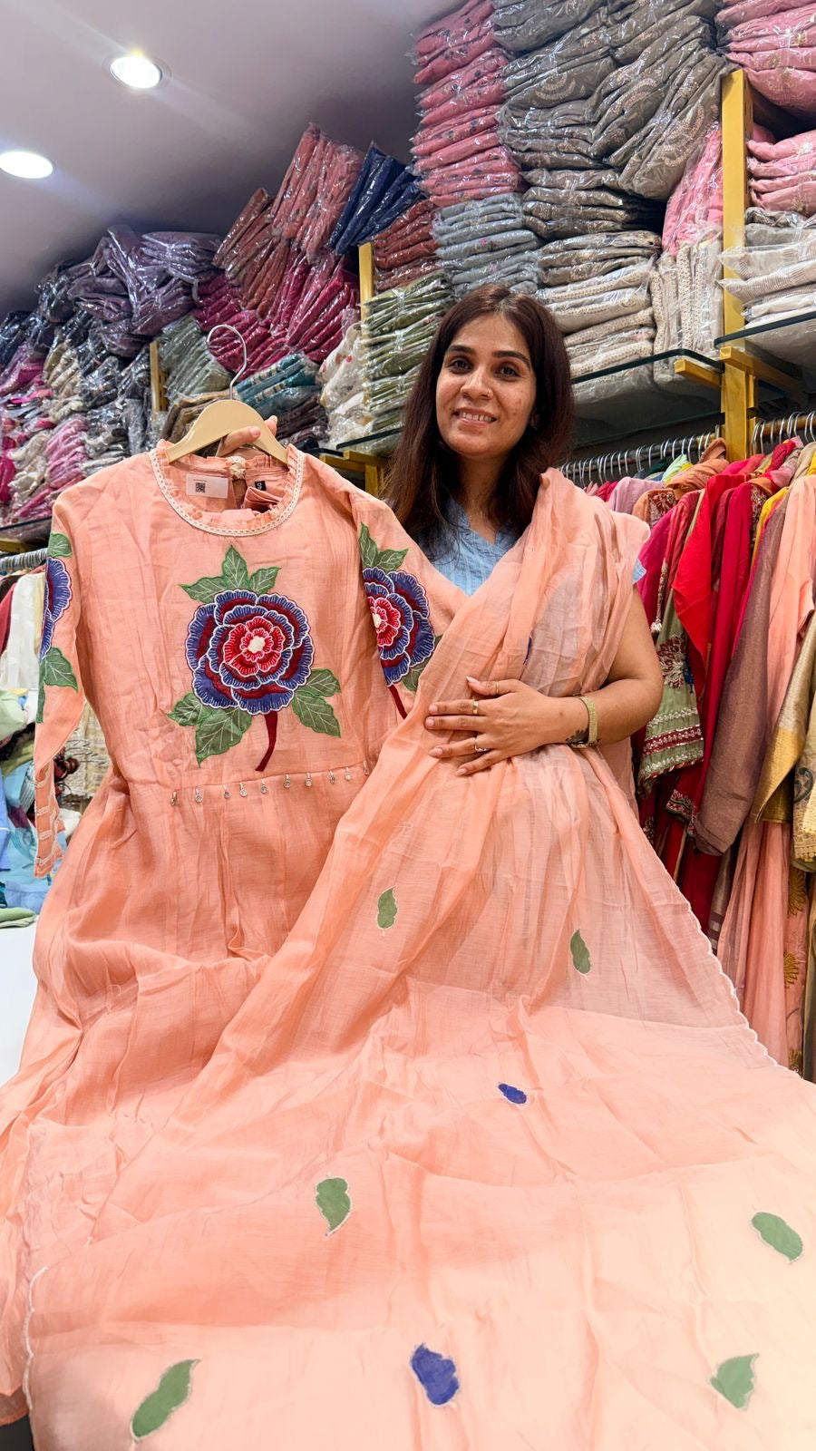Poetry in Pastels ~ Mul Chanderi Series