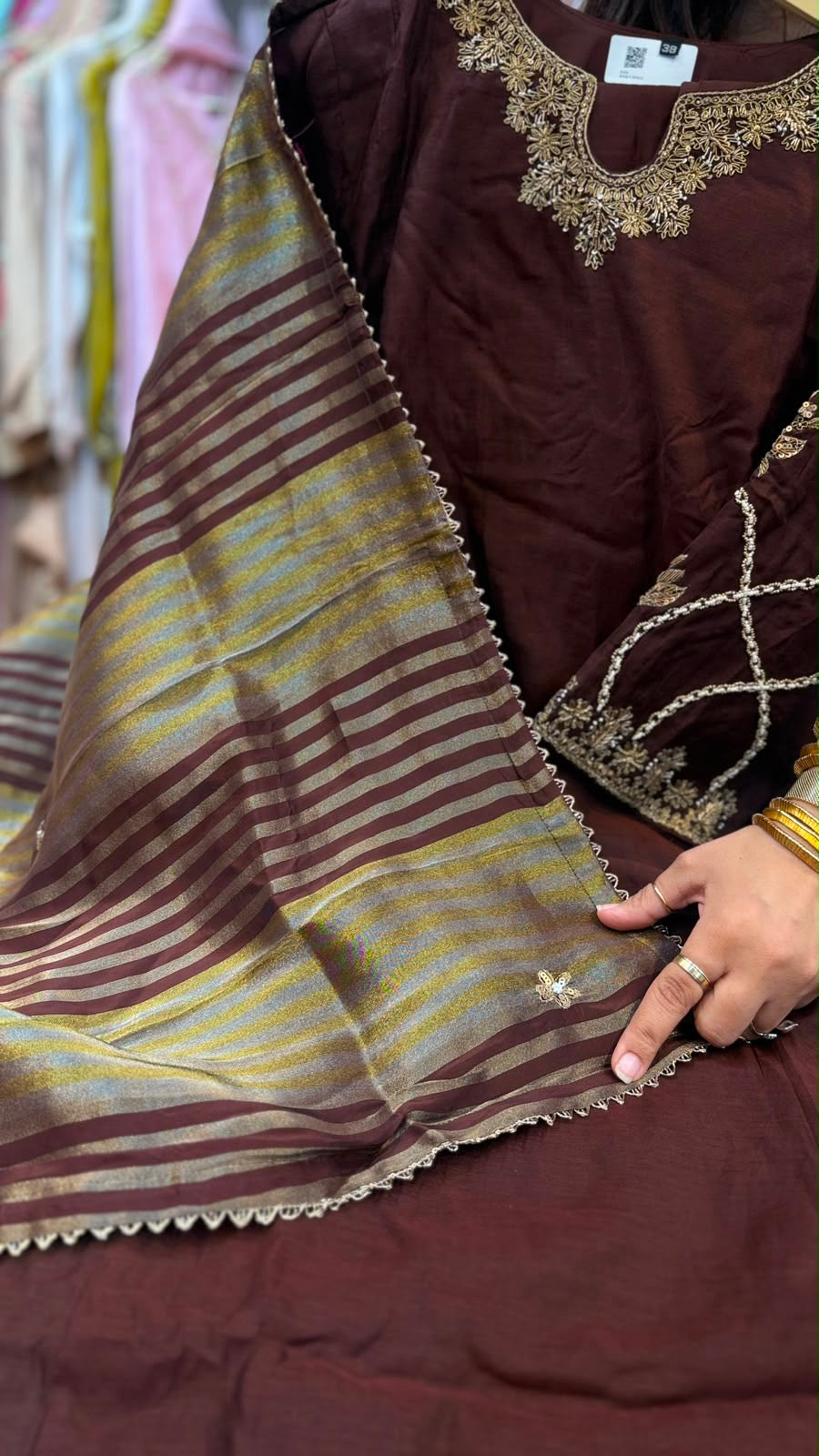 Jahan Nazar Thehar Jaaye— Mul Chanderi Luxe