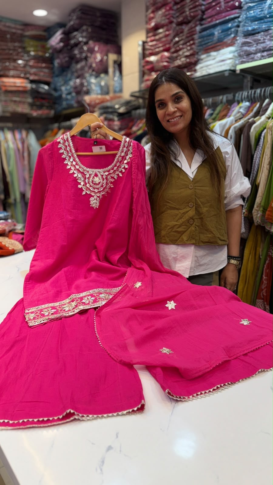 Aaina After Hours – Mul Cotton Suit Set ⭐