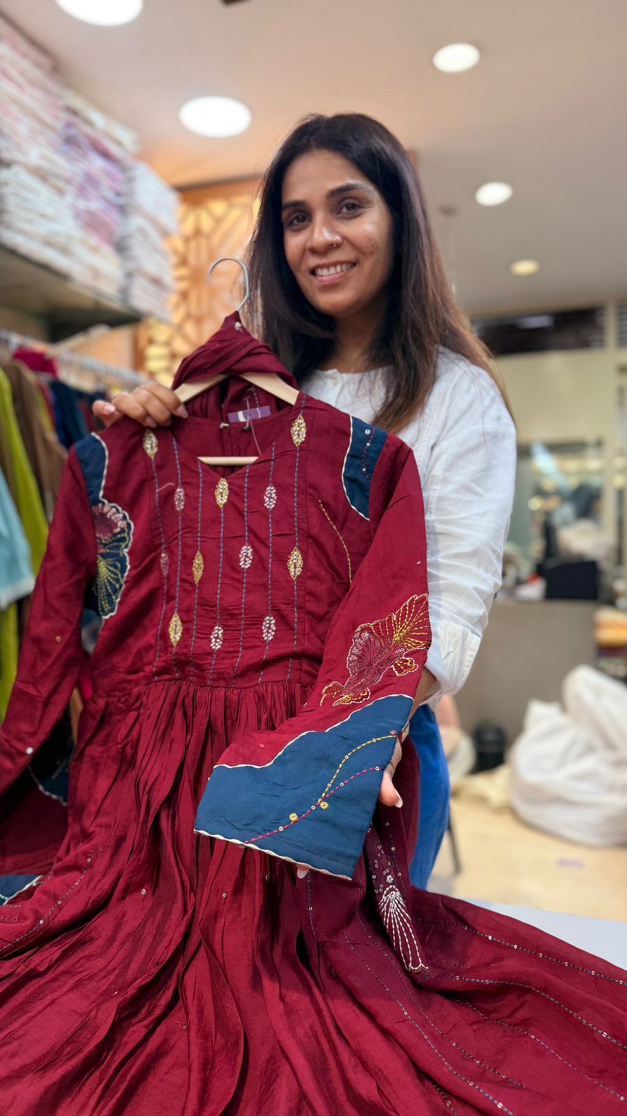 Noor-e-Raaz Wine Anarkali