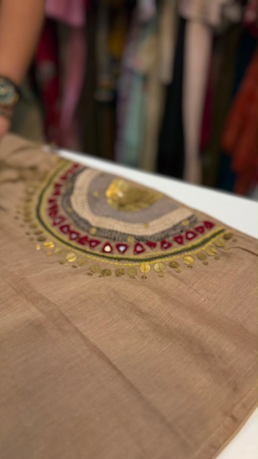 Crafted in Circles - Mul Chanderi Muse