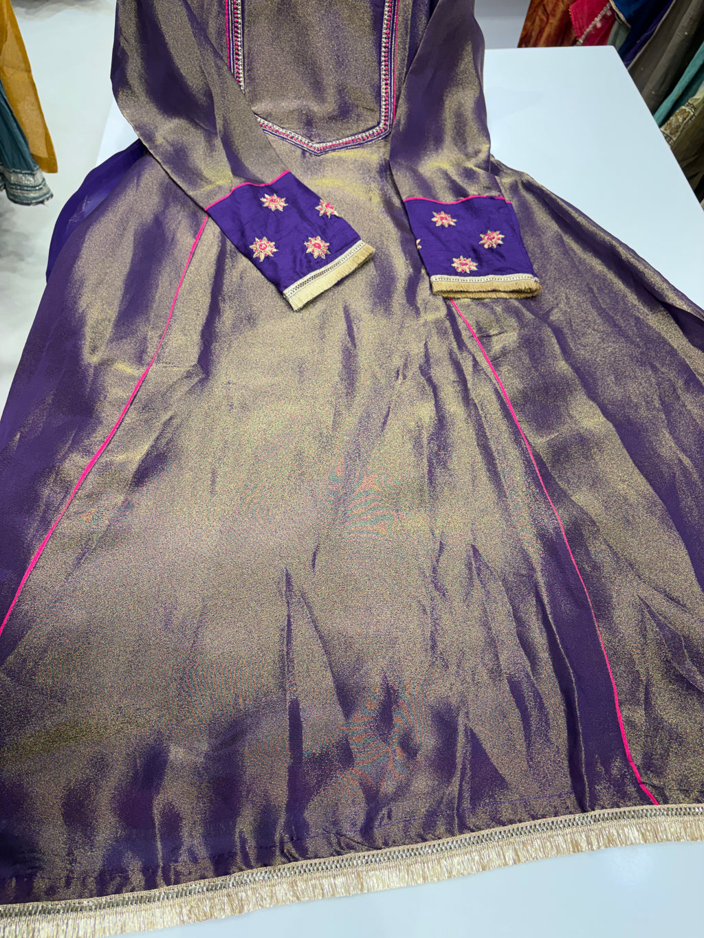 Shimmer, With a Little Drama – Anarkali Suit Set ⭐