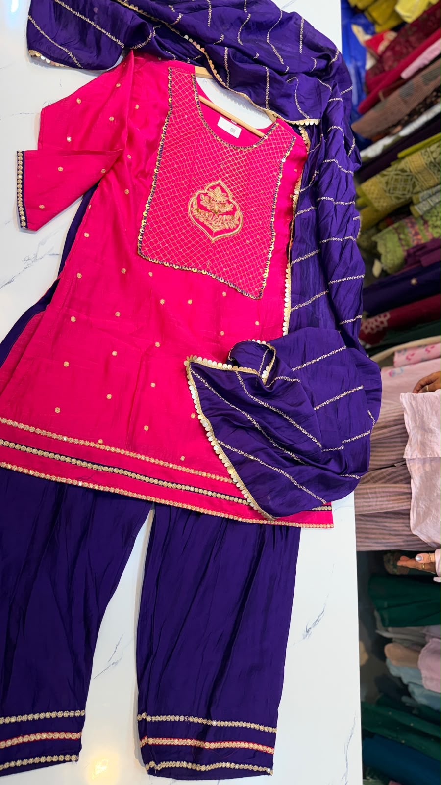 The Colour Rebellion – Faarshi Salwar Set ⭐