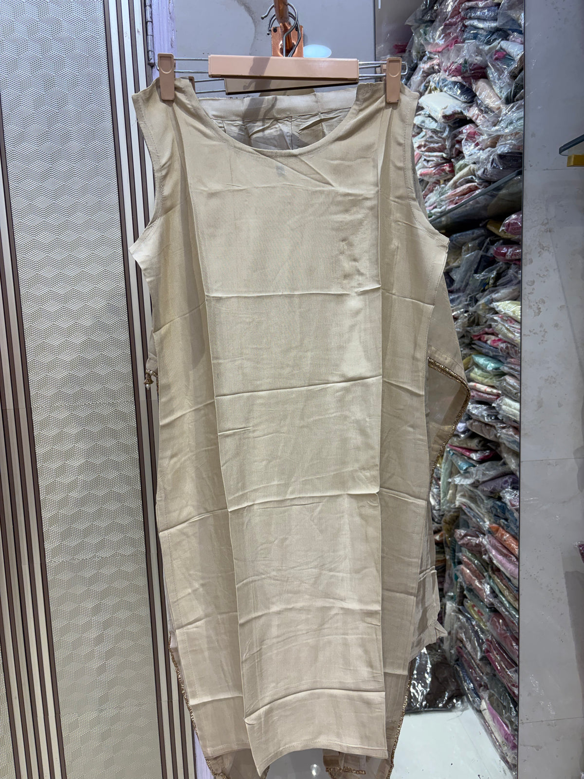 A Whisper of Gold, A Blush of Rose – Festive Kaftan Set ✨