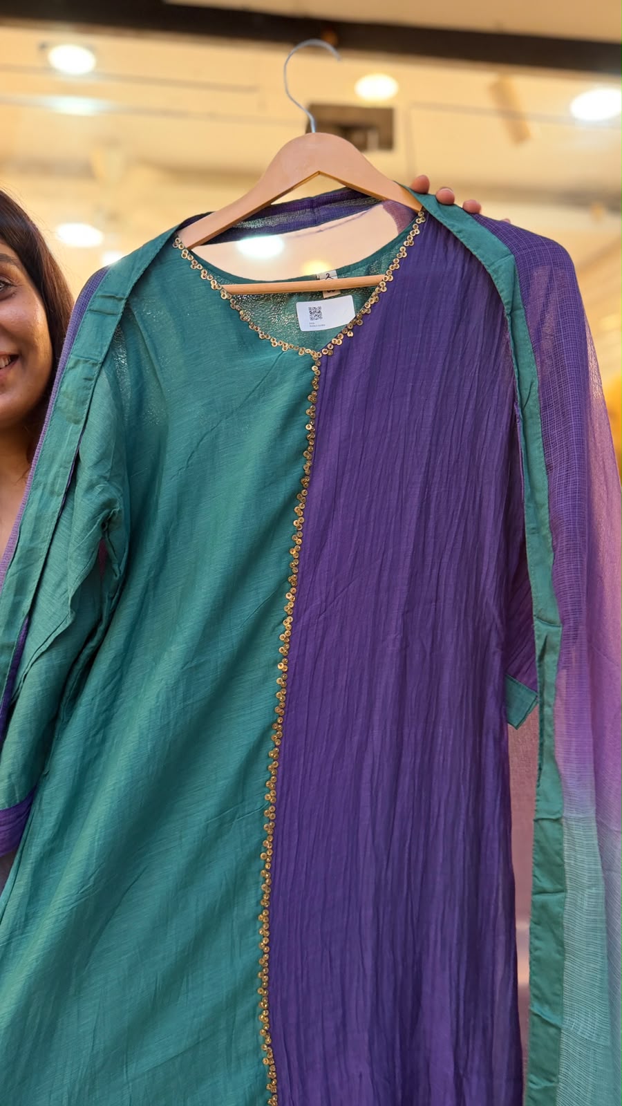 Two Moods, One Muse –Mul chanderi Luxe