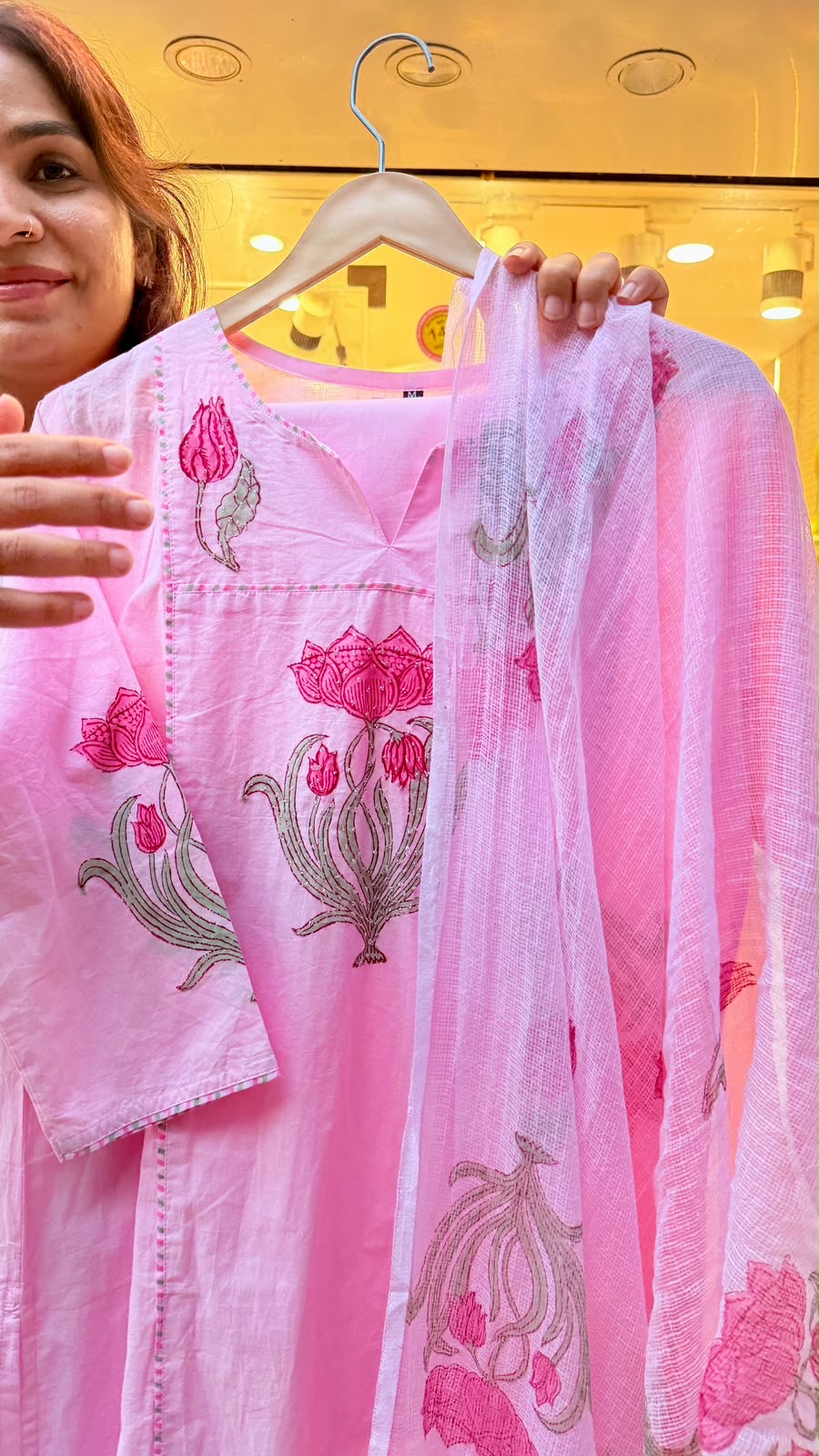 Petaline Muse— Blush Lotus Suit Set