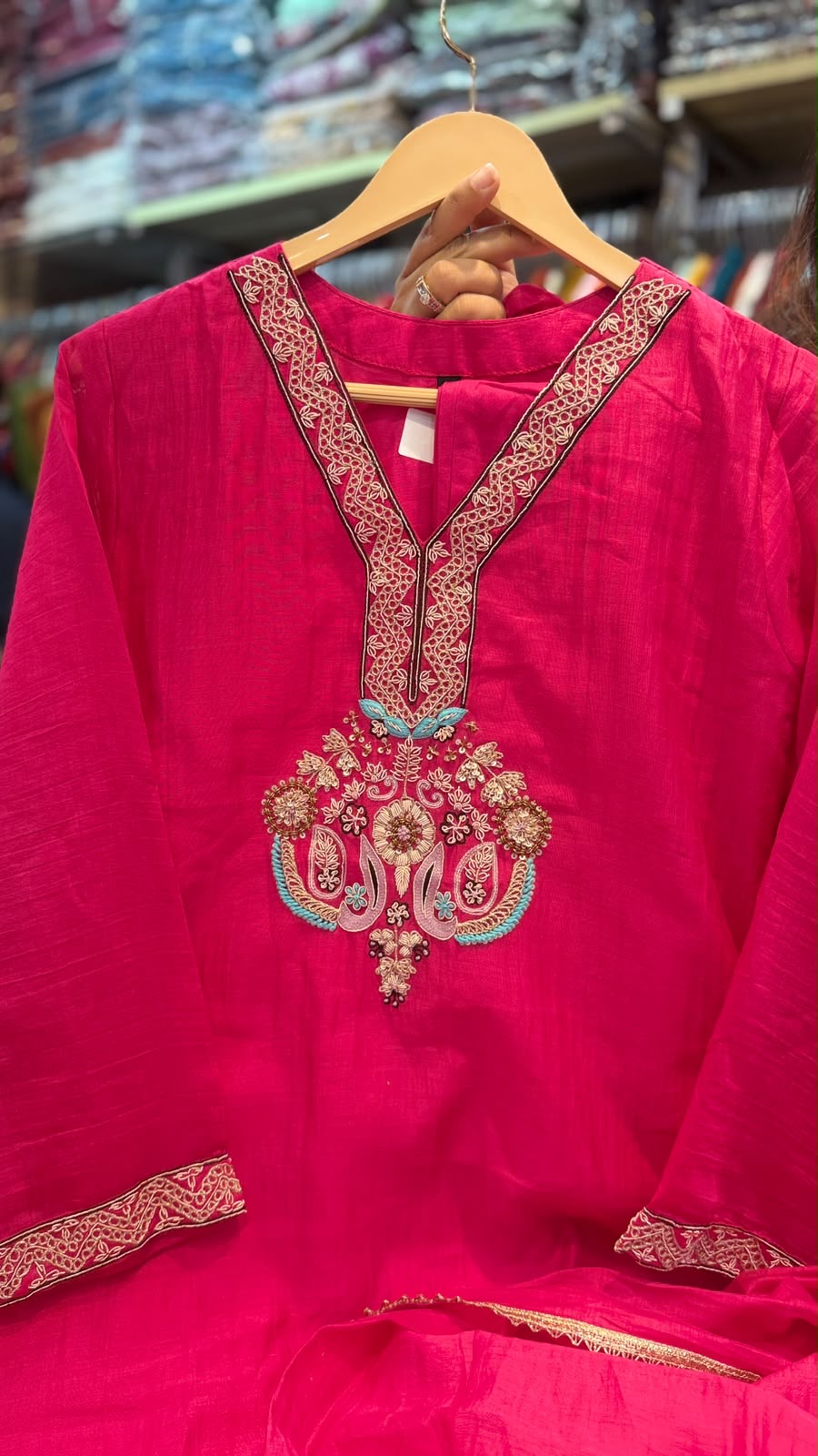 The Heritage Luxe – Mul Chanderi Suit Set