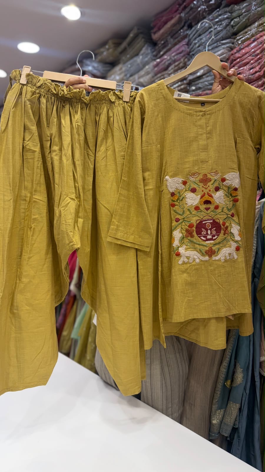 The Royal Harvest Co-ord Set— Mul Chanderi
