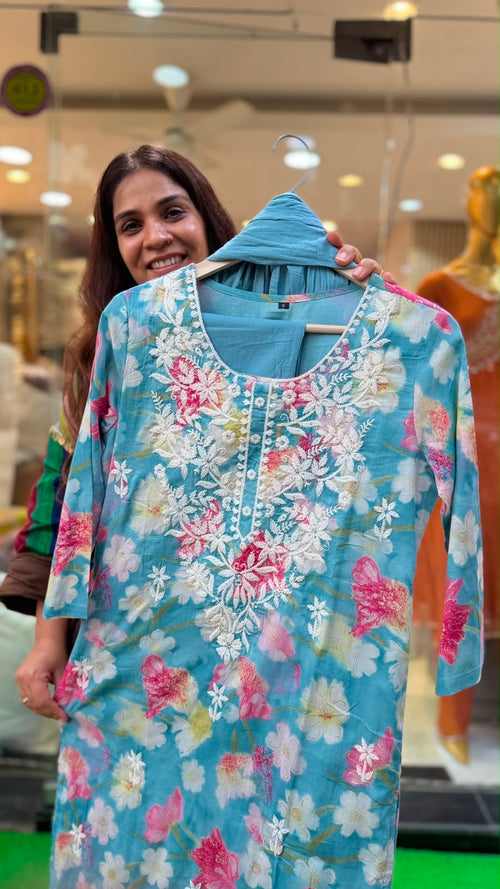 Blossom Embroidered Cotton Edit