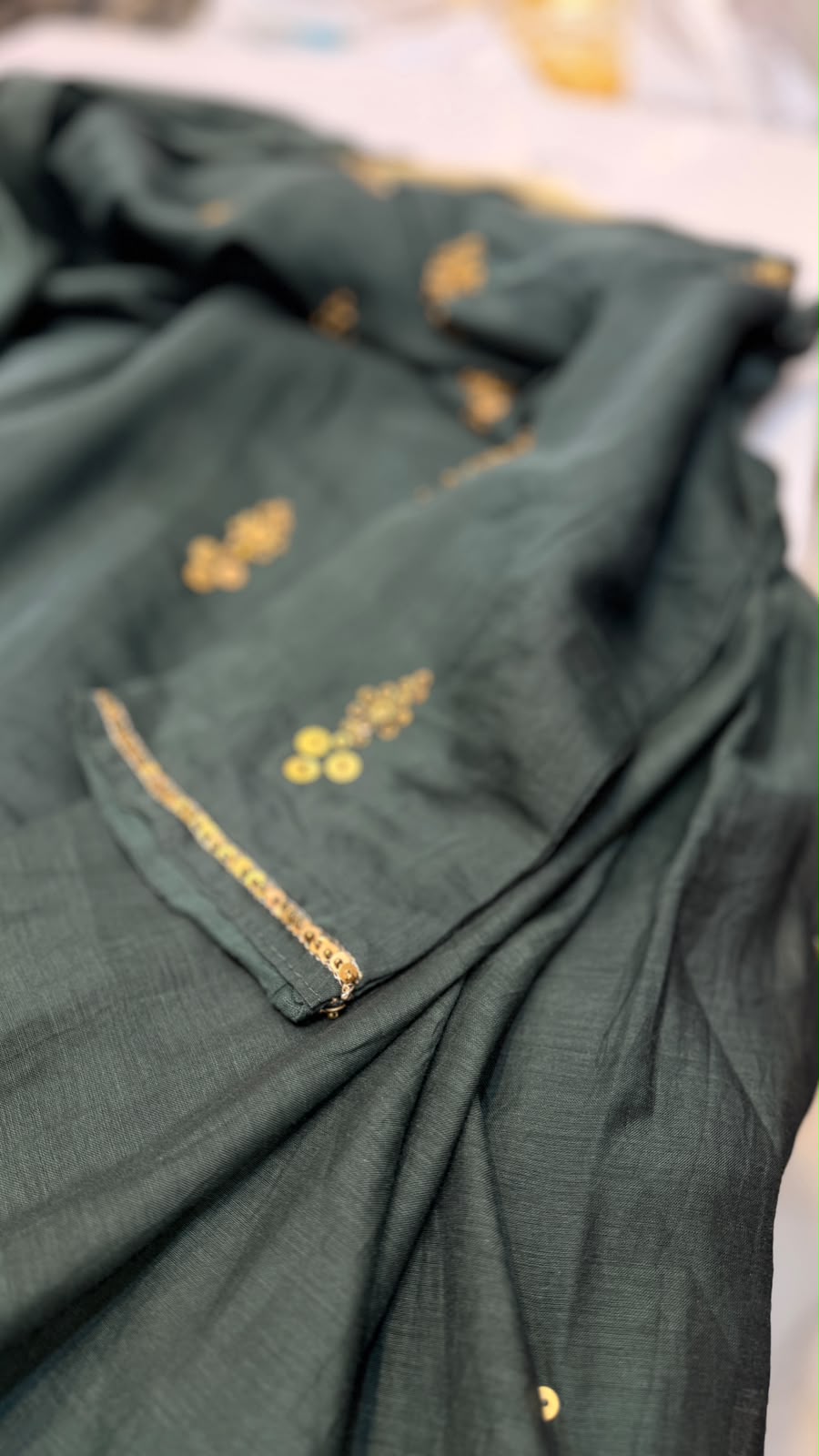 The Luxe Divide – Mul Chanderi Divider Set ⭐