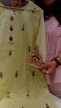 Embroidered Pastels Story