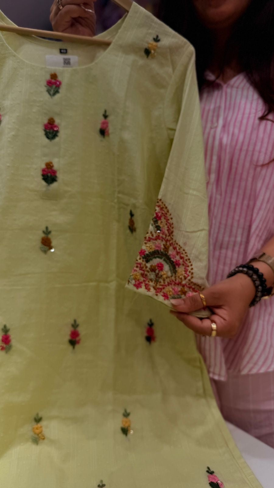 Embroidered Pastels Story