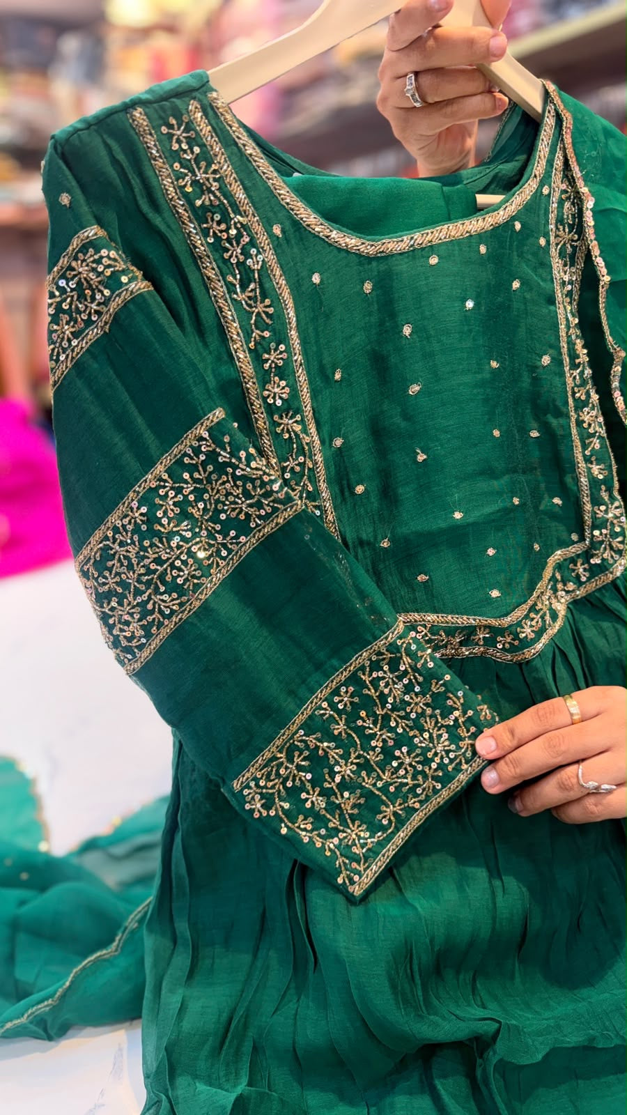 The Golden Affair – Mul Chanderi Suit Set
