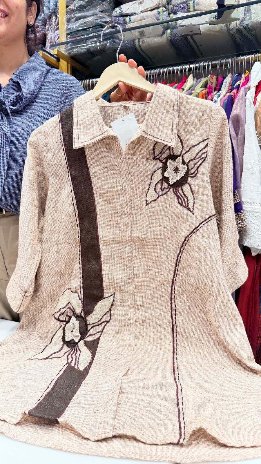 Earthy Bloom Linen Co-ord Set