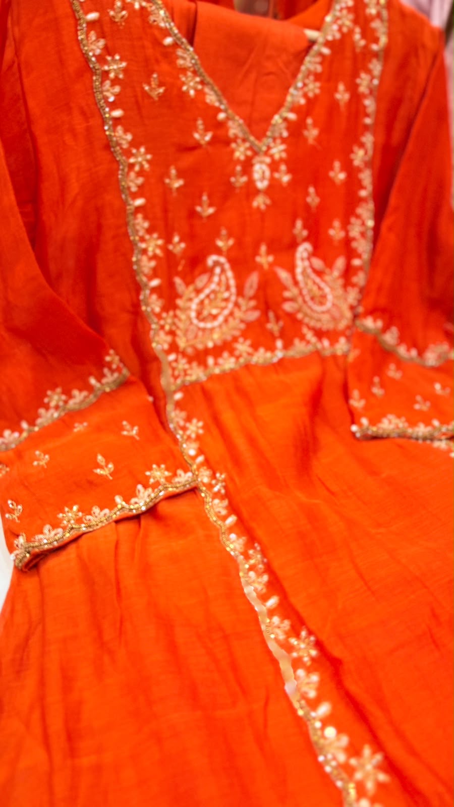 Two Shades of Splendour – Embroidered Festive Suit Set ✨
