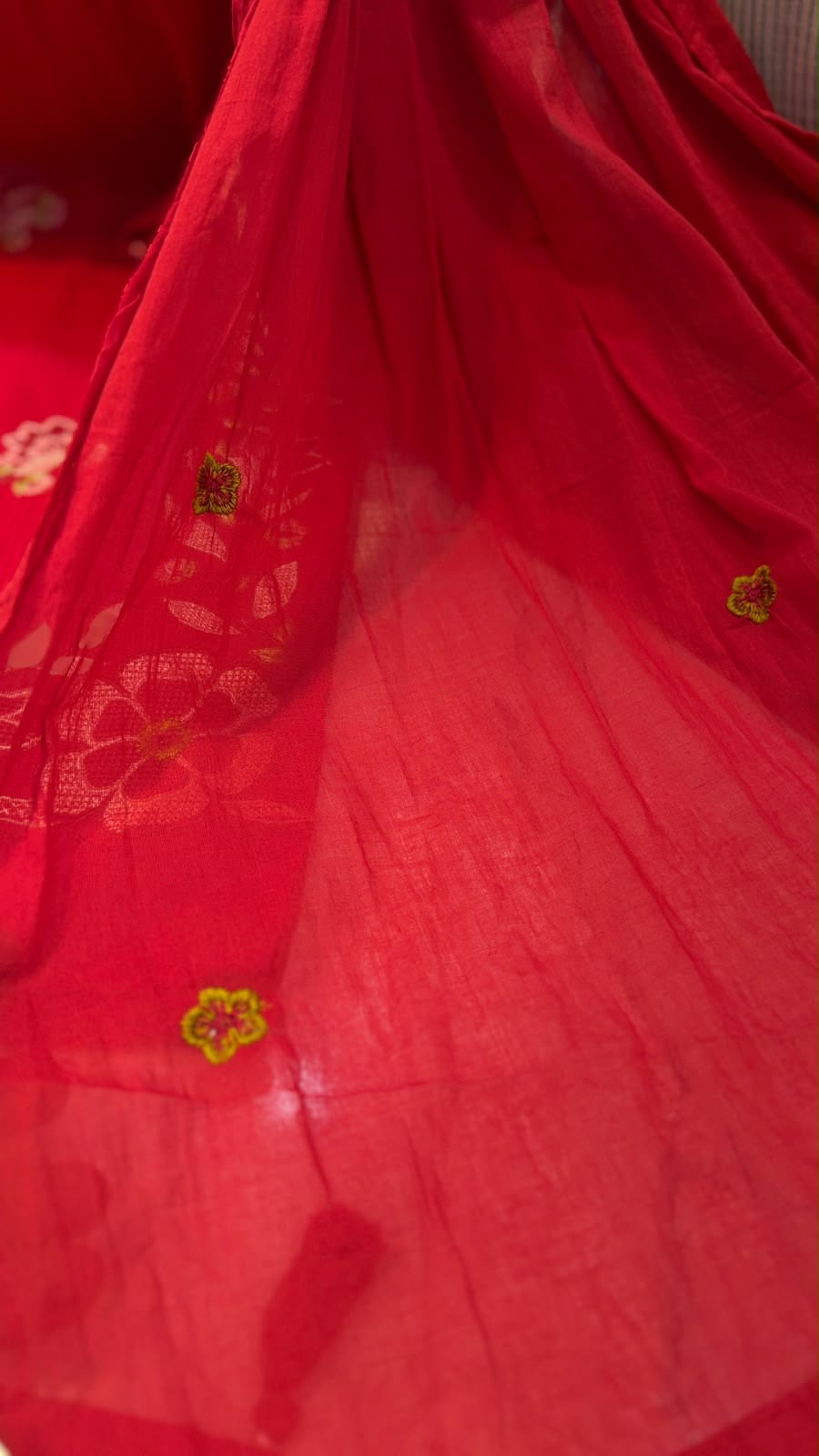 A Garden Set Ablaze – Embroidered Suit Set