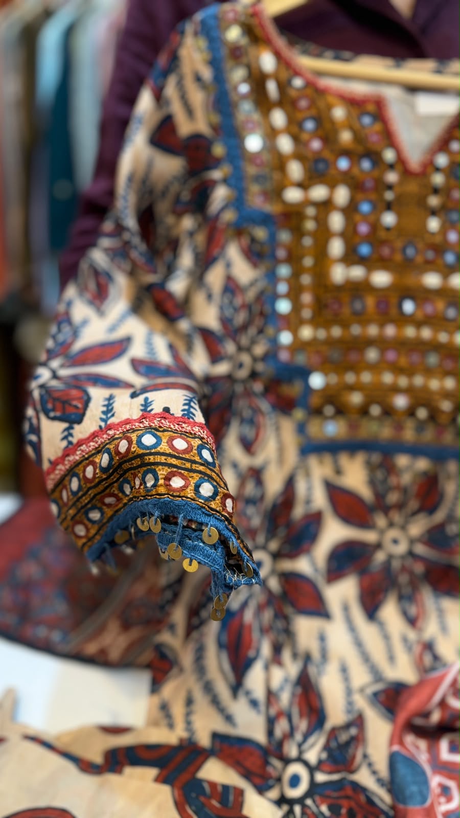 Nomad Heirloom – Mirrorwork Kalamkari Suit Set