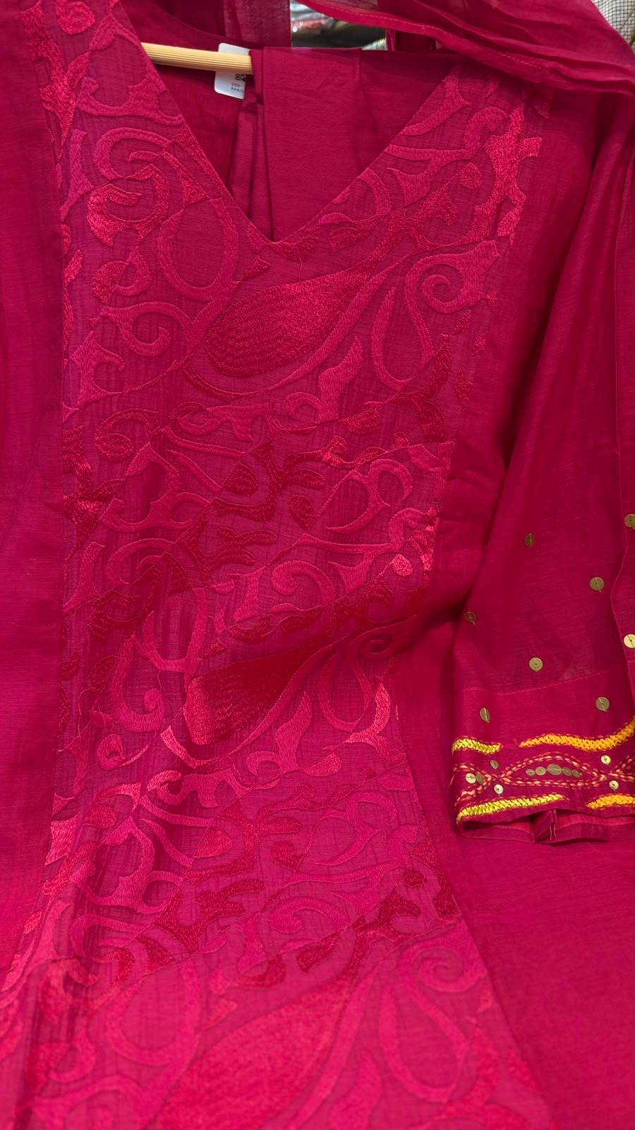 The Colour Kept a Secret – Textured Mul Chanderi