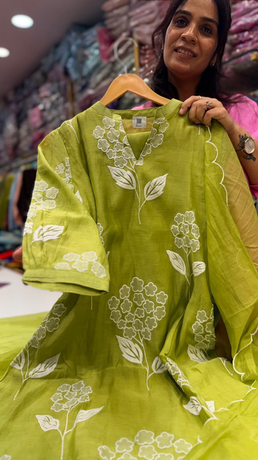 Flora Bloom – Aliya Inspired Mul Chanderi Edit