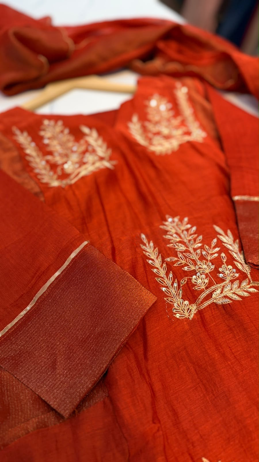 Botanical Alchemy – Mul Chanderi Suit Set