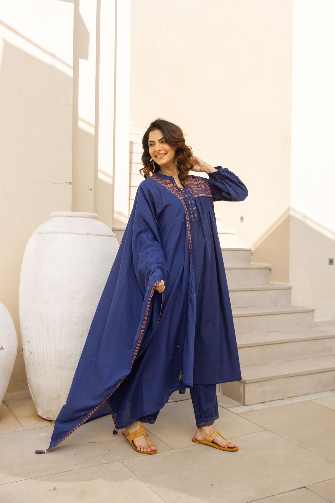 Royal Neel Embroidered Suit Set