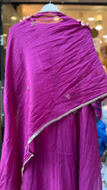 Scarlet Society - Luxe Cutwork Mul Chanderi Suit Set