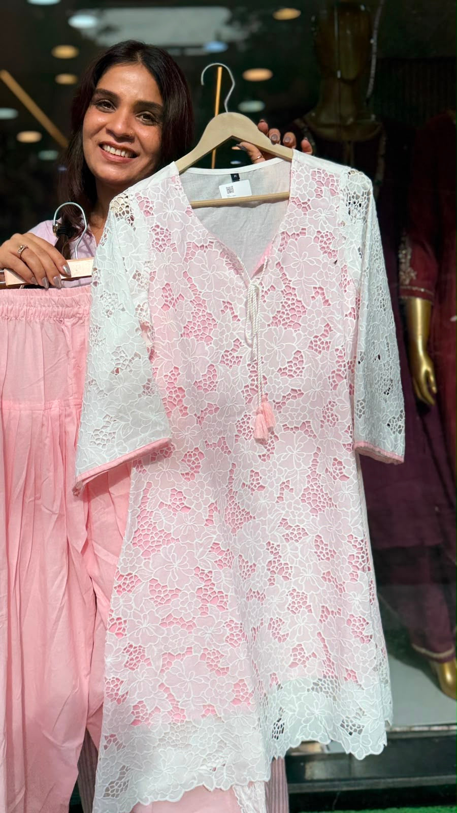 Petals Over Pink – Faarsi Co-ord Set ⭐