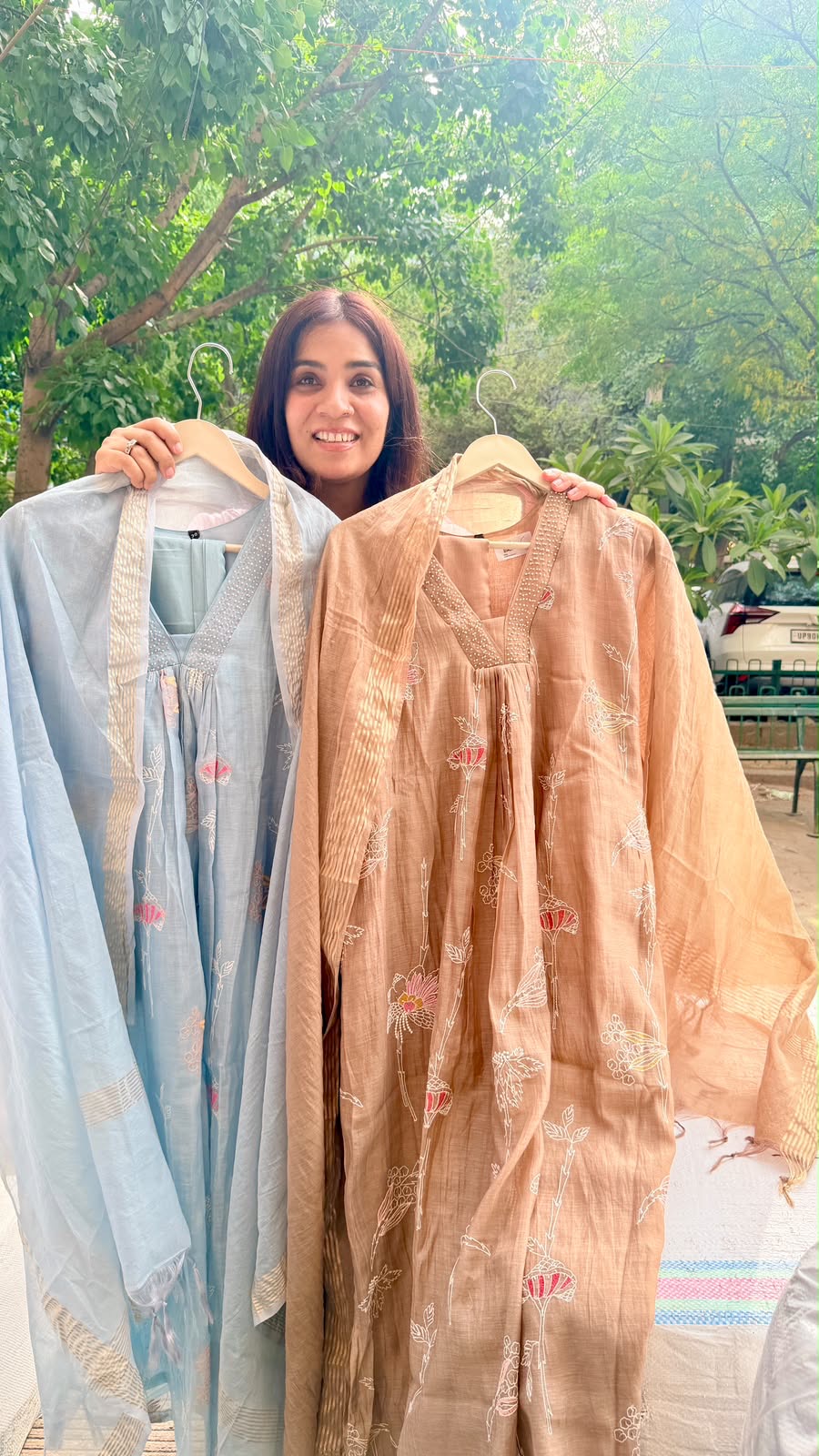 Mornings Wrapped in Mul Chanderi — Luxe