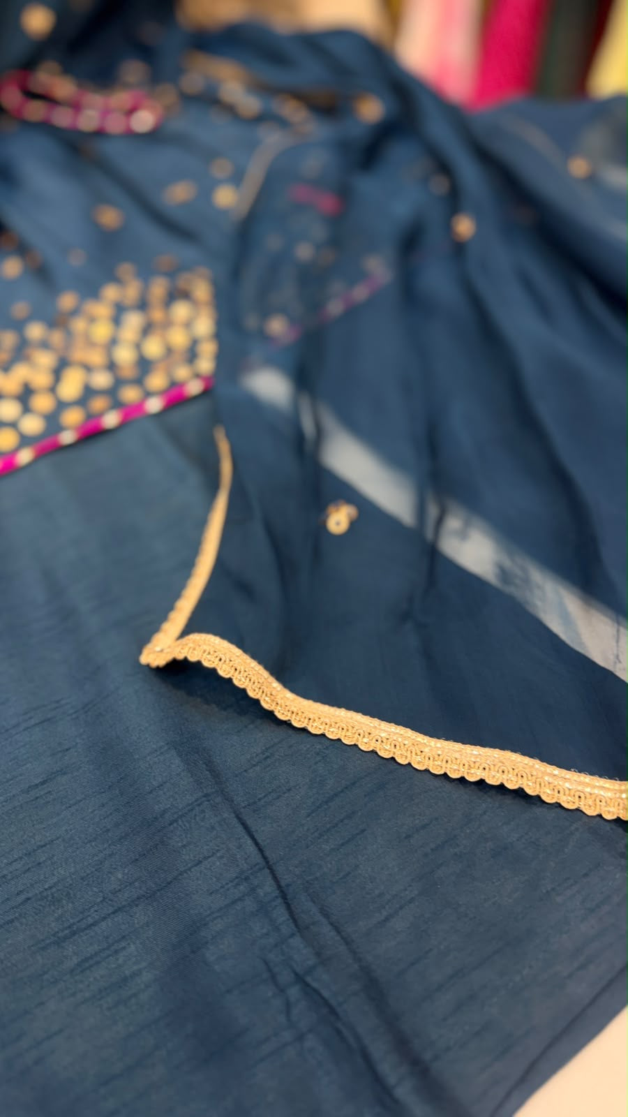The Peacock Waltz – Festive Angrakha Palazzo Set✨