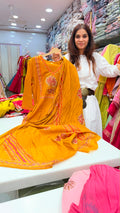 Sunlit Marigold Bloom Suit Set